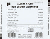 Albert Ayler And Don Cherry - Vibrations (CD) Image